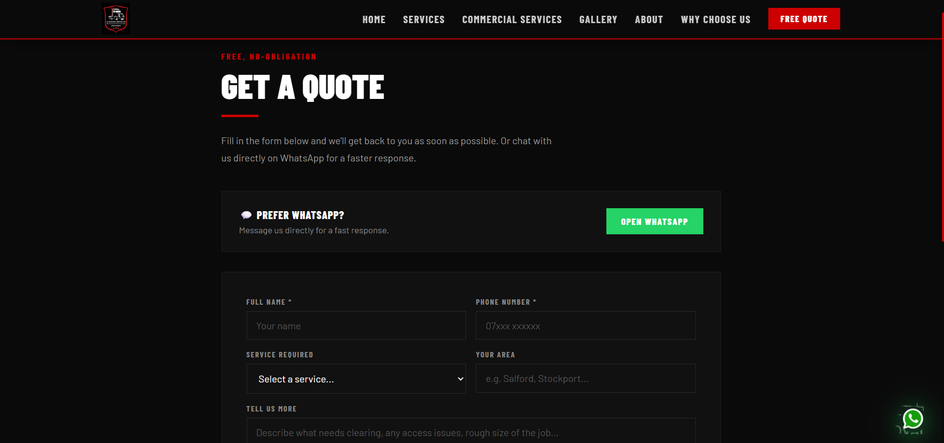 Get A Quote