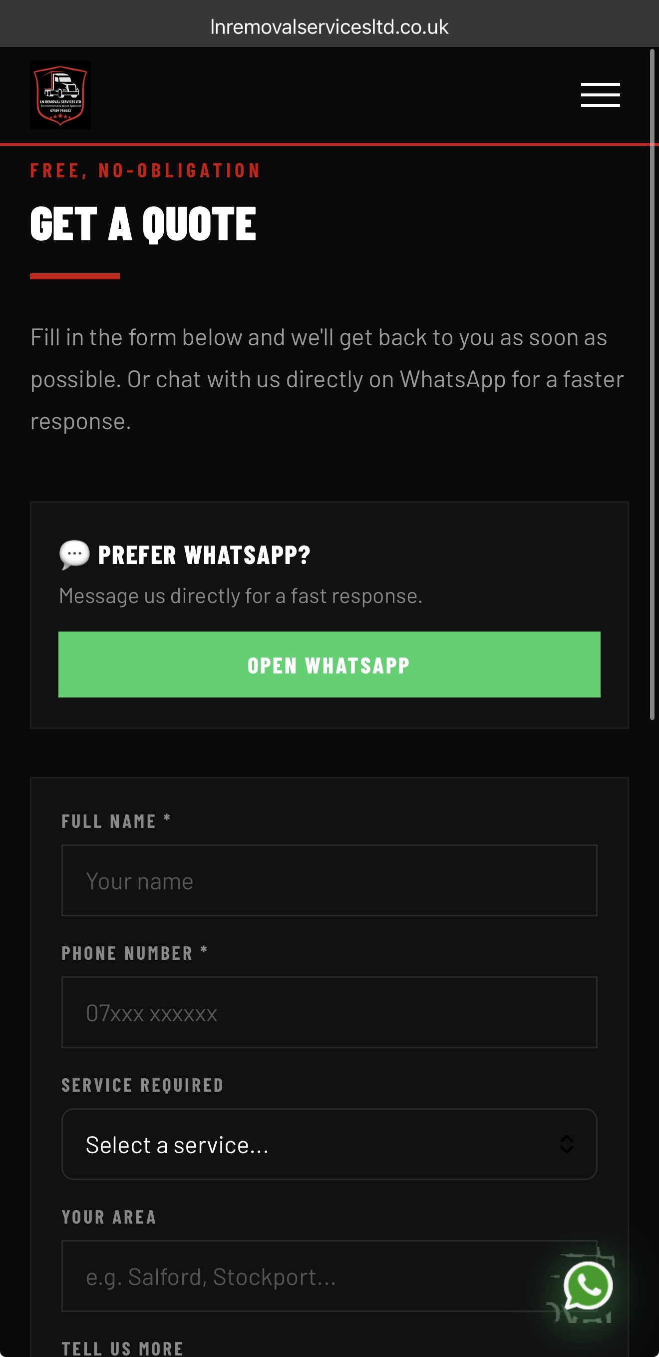 Get A Quote